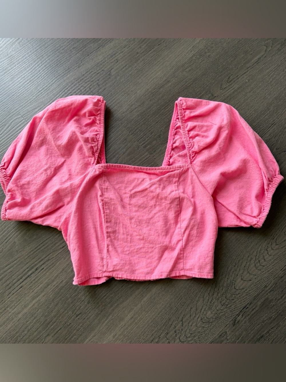 Bell Sleeve Linen Top